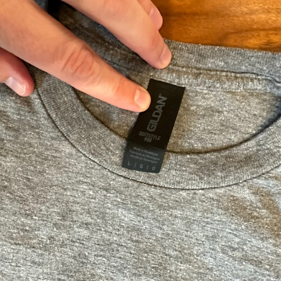 Gildan Grey Keg Logistics Blueprint T-Shirt size Large - Picture 3 of 3